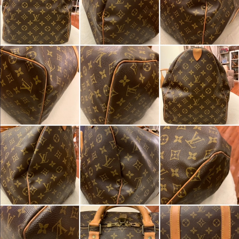 Sold Authentic Louis Vuitton Keepall 55 - Picture 7 of 8